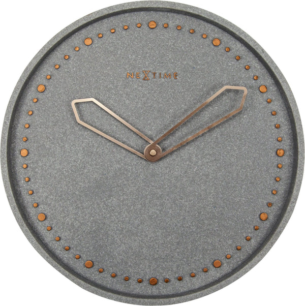 Front Picture 3197GS,Cross,Wall clock,Silent,Resin,Grey,#color_grey