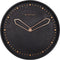 Front Picture 3197ZW,Cross,Wall clock,Silent,Resin,Black,