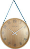 Front Picture 3234BL,Loop Big,Wall clock,Silent,Wood,Blue,#color_blue
