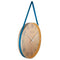 Wall clock-  40 cm - Wood/Fabric -  'Loop Big'