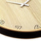 Wall clock-  40 cm - Wood/Fabric -  'Loop Big'