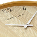Wall clock-  40 cm - Wood/Fabric -  'Loop Big'