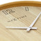 Wall clock-  40 cm - Wood/Fabric -  'Loop Big'