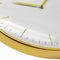 Wall clock-  40 cm - Metal - Dome shaped glass- 'Glamour'