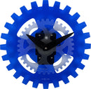 Front Picture 3241BL,Moving Gears,Wall clock,High Torque,Acrylic,Blue,