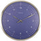 Front Picture 3243BL,60 Minutes,Wall clock,Silent,Metal,Blue,