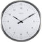 Front Picture 3243WI,60 Minutes,Wall clock,Silent,Metal,White,