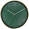 Front Picture 3252GN,Essential Gold,Wall clock,Metal,Green,