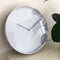 Horloge murale - 34 cm - Verre / Métal - Elegant 'Essential Silver'