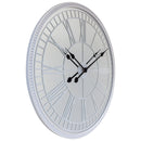 Large Wall clock 56cm - Silent - Mirror - Glass - "Cleopatra's Mirror"