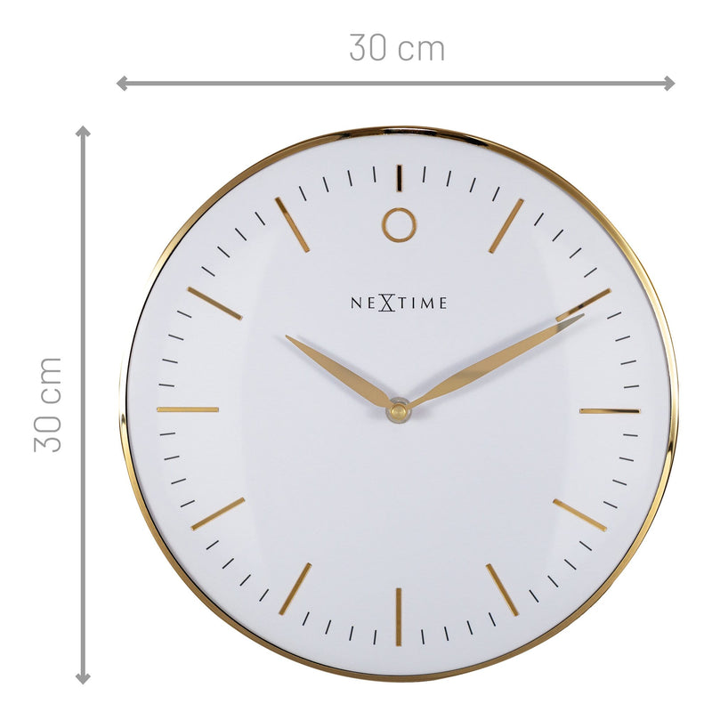 Design Wall Clock - Silent - 30cm - Glamour Small