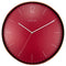 Large Wall Clock - Red  - Silent - 40cm - Metal/Glass -Essential XXL