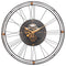 Horloge romaine XXL - 90.5cm - Métal - Roman Gear Clock