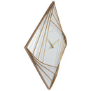 Large Square Wall Clock - 85x85cm -  Metal - Turning Square