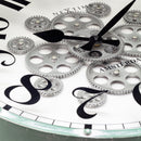 Uhr mit beweglichem Zahnrad - 50cm - "Henry"