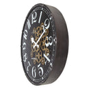 Moving Gear Clock - Black - 50cm - "Henry" - NeXtime