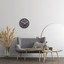 Large Wall clock 50cm - Silent - Wood/Metal - "Precious"