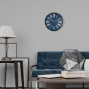 Wall clock 40cm - Silent - Metal - "Alchemy"