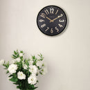 Wall clock 40cm - Silent - Metal - "Alchemy"