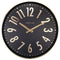 Horloge murale 40cm-Silent-Metal- "Alchemy"