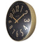 Horloge murale 40cm-Silent-Metal- "Alchemy"