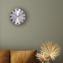 Wall clock 40cm - Silent - Metal - "Reflection"