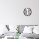 Wall clock 40cm - Silent - Metal - "Reflection"