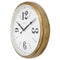 Horloge murale 39cm-Silencieux-Blanc-Métal- "Classic"