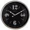 Wall clock 39cm - Silent - White - Metal - "Classic"