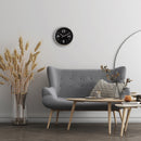 Wall clock 39cm - Silent - White - Metal - "Classic"