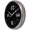 Horloge murale 39cm-Silencieux-Blanc-Métal- "Classic"