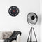 Large Wall Clock 50cm Domed Glass Lens - Silent - Glass - "Duomo 50"