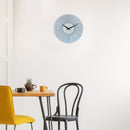 Horloge murale 43cm - Silencieuse - Verre - Dépoli/Miroir - "Dali Round"