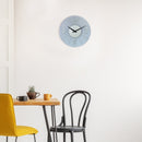 Wall clock 43cm - Silent - Glass - Frosted/Mirror - "Dali Round"