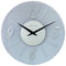 Wall clock 43cm - Silent - Glass - Frosted/Mirror - "Dali Round"