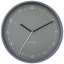 Wall clock 30cm - Silent - Aluminium - "Berlin"