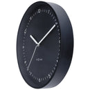 Wall clock 30cm - Silent - Aluminium - "Berlin"