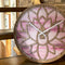 Wandklok 40cm - Stil - Roze - Hout - "Lotus"