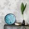 Wall clock 30cm - Silent - Blue - Plastic - "Pond"