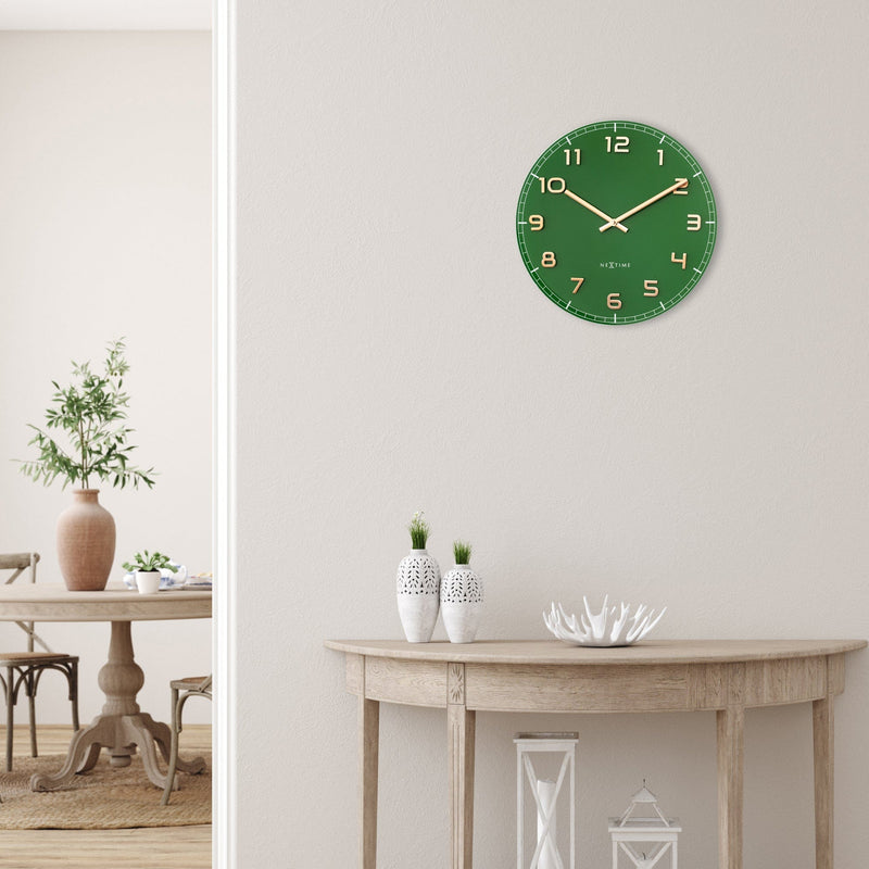 HORLOGE MURALE EN verre 40x40cm Silencieuse Enfant Symbole Oiseau Wall HORLOGE MURALE EN verre 40x40cm Silencieuse Enfant Symbole Oiseau Wall