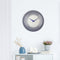 Large Wall Clock 50cm Domed Glass Lens - Silent - Glass - "Deep 50"