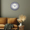 Large Wall Clock 50cm Domed Glass Lens - Silent - Glass - "Deep 50"