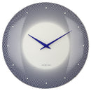 Large Wall Clock 50cm Domed Glass Lens - Silent - Glass - "Deep 50"