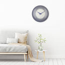 Grande horloge murale 50cm Lentille en verre bombé - Silencieuse - Verre - "Deep 50"