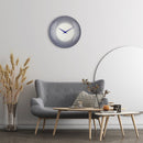 Large Wall Clock 50cm Domed Glass Lens - Silent - Glass - "Deep 50"