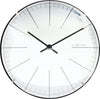 Front Picture 3506WI,Big Stripe Mini Dome,Table/ Wall clock,Silent,Plastic,White,#color_white