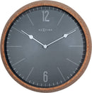 Front Picture 3509GS,Cork,Wall Clock,Silent,Cork,Grey,