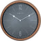 Front Picture 3509GS,Cork,Wall Clock,Silent,Cork,Grey,