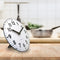 Table/Wall clock 20cm - Domed glass lens - Silent - Glass - "Duomo Mini"