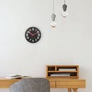 Table/Wall clock 20cm - Domed glass lens - Silent - Glass - "Duomo Mini"